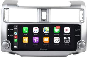 img 4 attached to 🚗 "Dasaita 10.25'' Android 10 Беспроводная система Carplay для автомобиля Toyota 4Runner 2010-2013, Bluetooth музыкальная система с GPS навигацией, мультимедийный видеоплеер, Android Auto 4G 64G PX6 DSP Silver