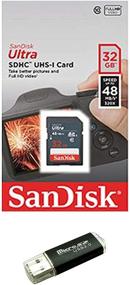 img 1 attached to 💾 SanDisk 32GB SD SDHC Flash Memory Card for Nintendo 3DS N3DS DS DSI & Wii Media Kit, Nikon SLR Coolpix Camera, Kodak EasyShare, Canon PowerShot, Canon EOS, Including Bonus SD/TF USB Card Reader