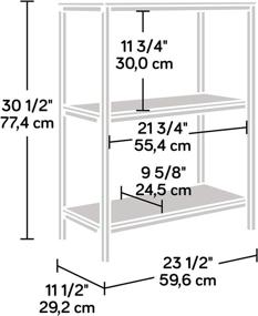 img 1 attached to 📚 Sauder North Avenue Bookcase: Stylish Charter Oak Finish for Organizing Your Space