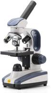 🔬 swift sw200dl monocular microscope - 40x-1000x magnification, dual light, precision fine focus, wide-field 25x eyepiece, cordless capability - ideal for student beginners logo