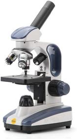 img 4 attached to 🔬 Swift SW200DL Monocular Microscope - 40X-1000X Magnification, Dual Light, Precision Fine Focus, Wide-Field 25X Eyepiece, Cordless Capability - Ideal for Student Beginners