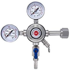 img 1 attached to 🍺 Kegco KC LH-542 Draft Beer Regulator, Chrome: Optimal Performance for Draft Beer Enthusiasts