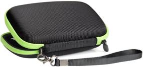 img 2 attached to 📡 ZOLEO Satellite Communicator CaseSack - Black with Green Zip, Including Mesh Accessory Pocket for Enhanced Organization