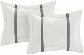 img 1 attached to Timeless Elegance: Chic Home Vermont 🕊️ Comforter Set, King, White - 8 Piece