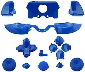 img 2 attached to 🎮 Xbox One Elite Controller Mod Kit - Matte Blue ABXY/Dpad/Triggers/Full Buttons Set