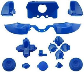 img 3 attached to 🎮 Xbox One Elite Controller Mod Kit - Matte Blue ABXY/Dpad/Triggers/Full Buttons Set