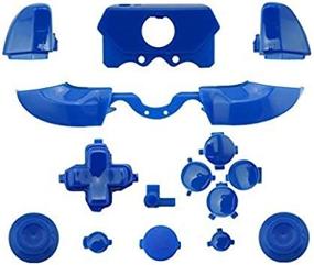 img 4 attached to 🎮 Xbox One Elite Controller Mod Kit - Matte Blue ABXY/Dpad/Triggers/Full Buttons Set