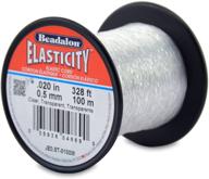 🔮 beadalon clear elasticity 0.5mm, 100-meter roll logo