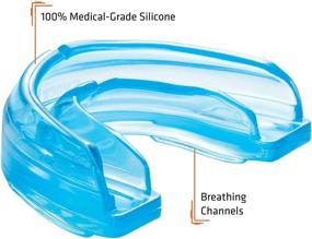 img 3 attached to 🦷 Shock Doctor Adult Braces Strapless Mouthguard: Top Braces Only - A Must-Have for Adults!