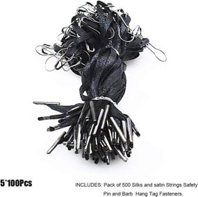 img 2 attached to 🔗 500-Piece Fasteners Cords Safety Attachment Strings
