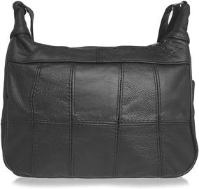 img 2 attached to Quenchy London Womens Leather Handbag