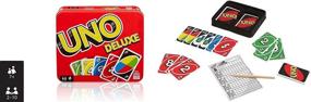 img 1 attached to Deluxe Uno Card Game with Enhanced Features