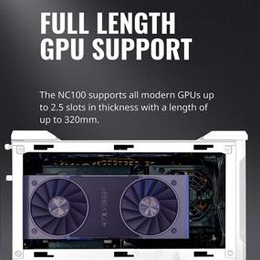 img 2 attached to 🖥️ Корпус Cooler Master MasterCase NC100 White SFF Small Form Factor: блок питания V650 SFX Gold, слоты для GPU 2.5, до 320 мм для Intel(r) NUC 9 Extreme Element