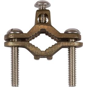 img 4 attached to 🔗 Morriss Direct Burial Copper Ground Pipe Clamps: Ideal for Connecting Grounding Electrodes to Water Pipes, Tubing, Ground Rods - 2-10 Wire Range, 1-1/4-2” Water Pipe Range, 5/16-18 Screw Thread