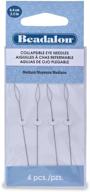 beadalon collapsible needles 2 5 inch medium logo