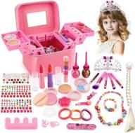 balnore washable portable princess 👑 playset: enjoy mess-free fun on the go! logo