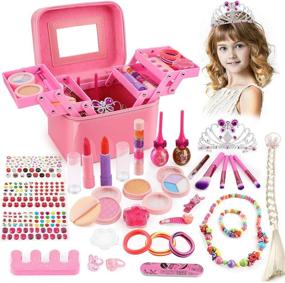 img 4 attached to Balnore Washable Portable Princess 👑 Playset: Enjoy mess-free fun on the go!