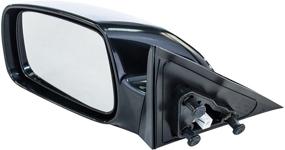 img 1 attached to 🚗 Регулируемое электрически зеркало левой двери для Toyota Camry (07-11) - замена незапотевающего, ненакладного зеркала - TO1320215