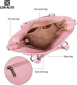 img 2 attached to Сумки через плечо LOKALYO для женщин с скрытыми ремнями - включая кошельки