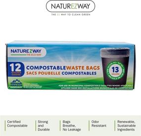 img 3 attached to NatureZway Compostable Waste Gallon Count