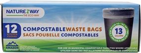 img 4 attached to NatureZway Compostable Waste Gallon Count