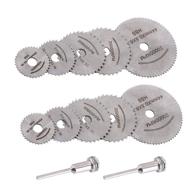 🪚 saiper 12pcs/2sets hss wood cutting saw blades with 2pcs 1/8&#34; shank extension rod: ideal for dremel rotary tool mandrel logo