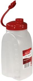 img 2 attached to 🌶️ Chili Red Rubbermaid MixerMate Bottle, 1 Quart – Enhanced SEO