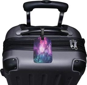 img 1 attached to Nebula Galaxy Luggage Travel Suitcase Travel Accessories and Luggage Tags & Handle Wraps