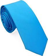 👔 zenxus skinny neckties 5 pack st526: stylish men's accessories for a sleek look! logo