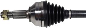 img 3 attached to 🚗 Black & Silver Left Front Driver Side CV Axle Shaft Assembly - GSP NCV53911