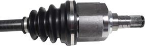 img 2 attached to 🚗 Black & Silver Left Front Driver Side CV Axle Shaft Assembly - GSP NCV53911