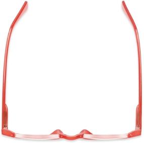 img 1 attached to The Shay Colorful Semi-Rimless Half Reader Reading Glasses - Red (1.75) - Find Perfect Vision with Style