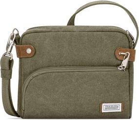 img 4 attached to Travelon Heritage Crossbody Pewter Women's Handbags & Wallets with Anti-Theft Features