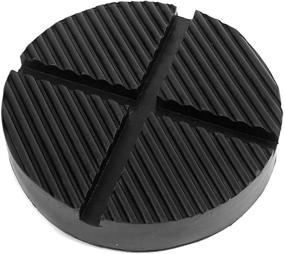 img 4 attached to 🔴 PARTOL Universal Floor Jack Rubber Pad: Pinch Weld Side Frame Rail Protector Puck/Pad