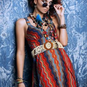 img 2 attached to Exquisite Bohemian Vintage Casual Ladies Pieces: A Timeless Fashion Statement