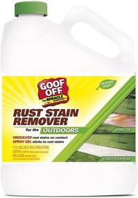 img 1 attached to 🔥 Powerful RustAid GSX00101 Goof 1 Gallon GAL Rust Stain Remover for Effective Rust Removal!