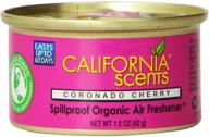 california scents spillproof organic air freshener: coronado cherry scent, convenient 1.5 oz canisters, pack of 4 logo