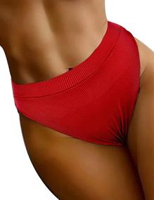 img 3 attached to Firpearl Womens Waisted Bikini 👙 Bottom - Trendy Women's Clothing for Summer