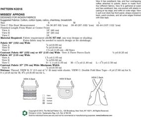 img 3 attached to Effortless Apron Creation: Get Creative with our Kwik K3518 Aprons Sewing Pattern