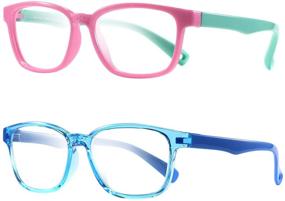 img 4 attached to MARIDA Kids Blue Light Blocking Glasses: Protect and Share the Vision with 2 Pairs in a Pack
