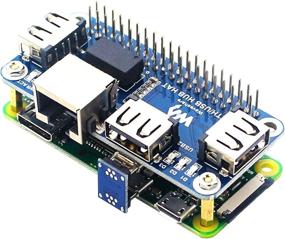 img 4 attached to 🔌 MakerFocus Raspberry Pi 4 Expansion Board Ethernet/USB HUB HAT 5V, with 1 RJ45 Ethernet Port (10/100M) and 3 USB Ports, Compatible with Raspberry Pi 4/3B+/3B/Zero/Zero W/Zero WH