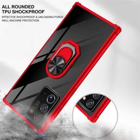 img 2 attached to Newseego Compatible Kickstand Protector【1 Pack】 Red