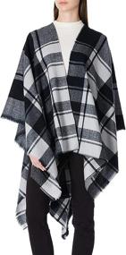 img 4 attached to Womens Poncho Cardigan Breezy Lane Women's Accessories and Scarves & Wraps