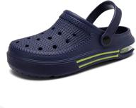 heyun sandals: men's lightweight outdoor slippers, shoes for mules & clogs logo