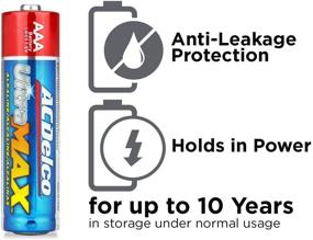 img 3 attached to ACDelco UltraMAX AAA Batteries: 20-Count Alkaline Powerhouses with Advanced Technology and 10-Year Shelf Life