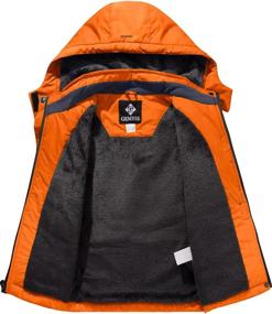 img 2 attached to GEMYSE Waterproof Windproof Fluorescent Boys' Jacket - Ultimate Protection for Outdoor Activities