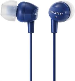 img 1 attached to Sony MDR-EX10LP/DBL Cobalt Blue Earbud Headphones