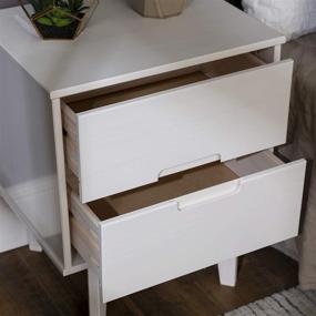 img 1 attached to WE Furniture AZR3DSLDRCA Dresser Caramel