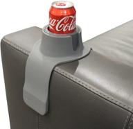 🛋️ couchcoaster - the best sofa drink holder, sleek steel grey design logo