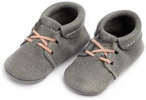 img 3 attached to 👟 Oxfords Leather Moccasins Shoes for Boys - Freshly Picked